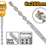 DBH1210804C (SDS Plus Hammer Drill Bit 8x260mm - P10C200)