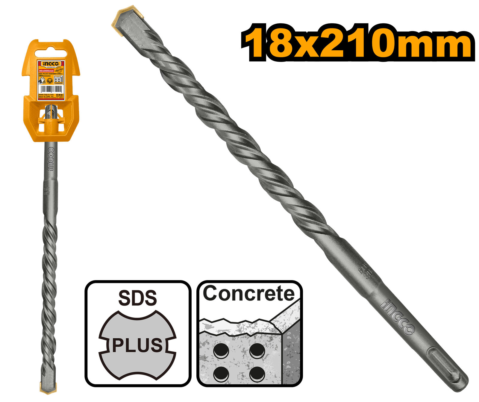 DBH1211801.png DBH1211801 (SDS plus hammer drill 18x210mm) - Image 1