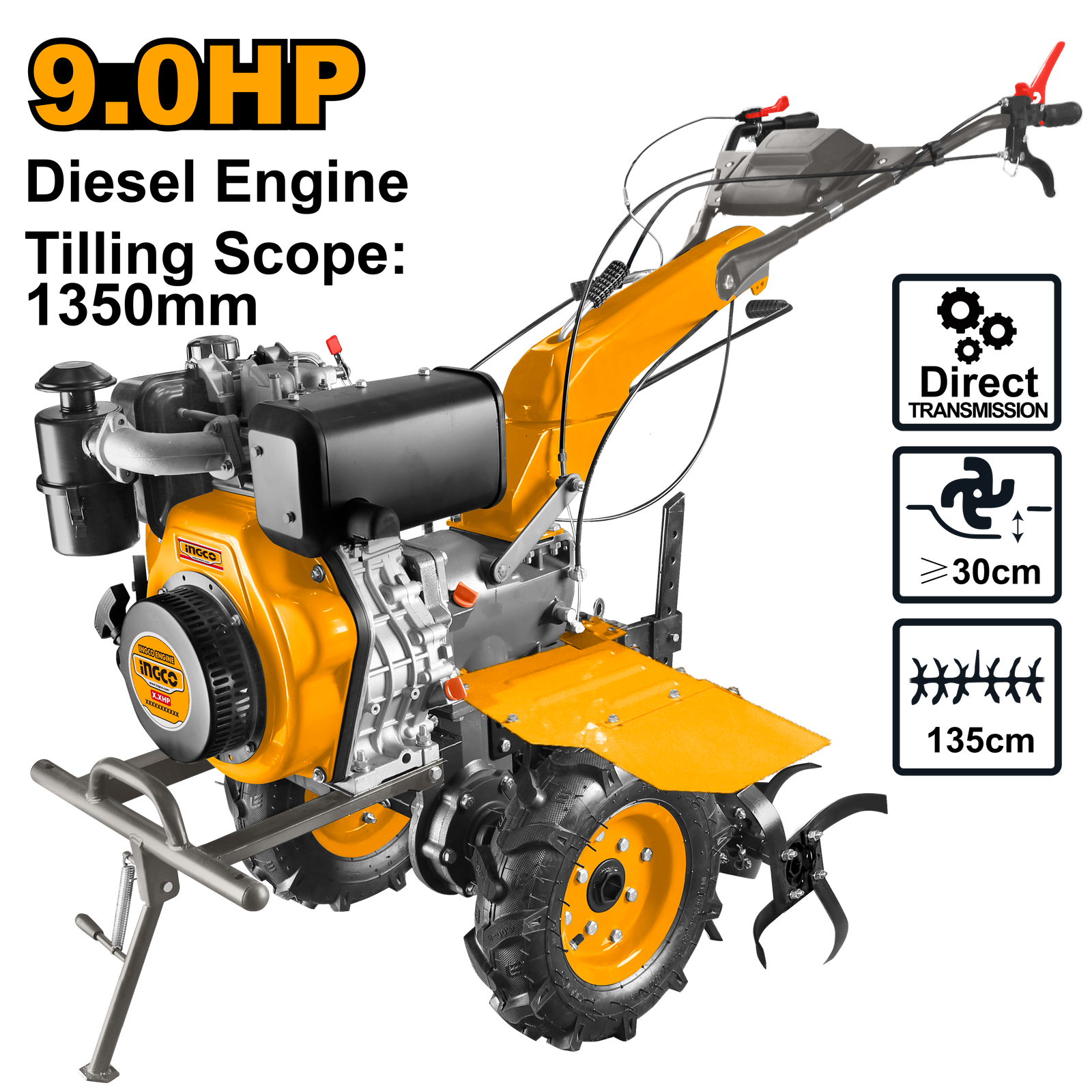 DC13501-1.png DC13501 (Diesel Tiller 9HP) - Image 1