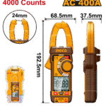 DCM62001 (Digital AC clamp meter 400A 4000 Counts - P10C20)