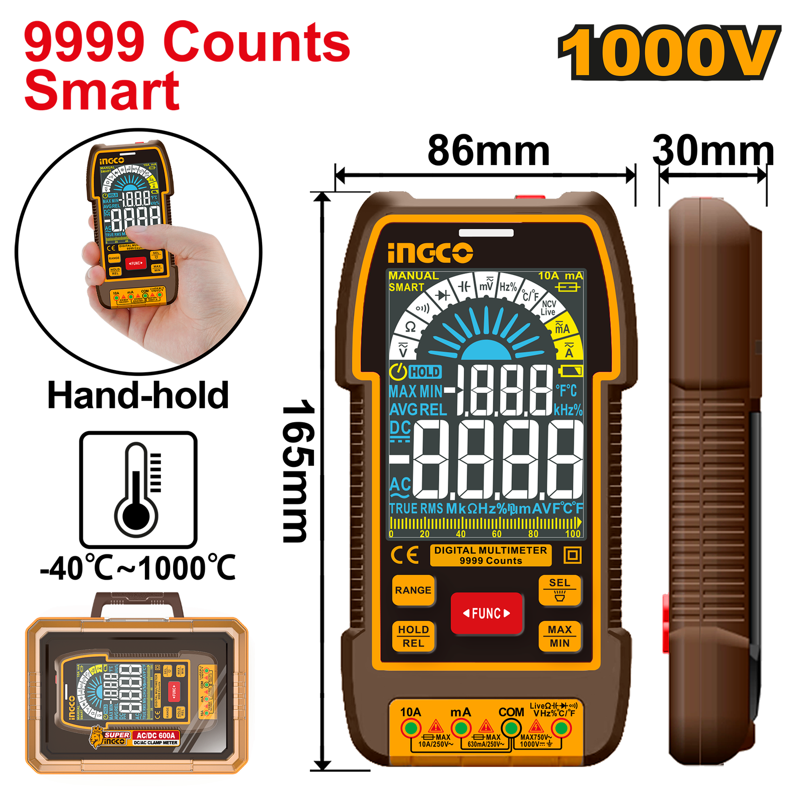 DM110004.png DM110004 (Digital multimeter 1000V 9999 Counts - P10C20) - Image 1