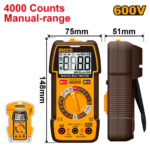 DM36002 (Digital multimeter 600V 4000 Counts - P20C40)