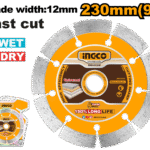 DMD0123013 (Dry diamond disc 9" blade 12mm - P10C20)