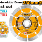 DMD012302 (Dry diamond disc 9" blade 10mm - P10C20)