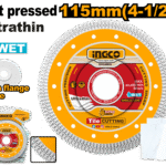 DMD081151HT (Ultrathin diamond disc Mesh rim 4.5" 10mm -P50C100)