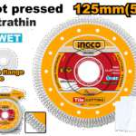 DMD081251HT (Ultrathin diamond disc Mesh rim 5" 10mm -P50C100)