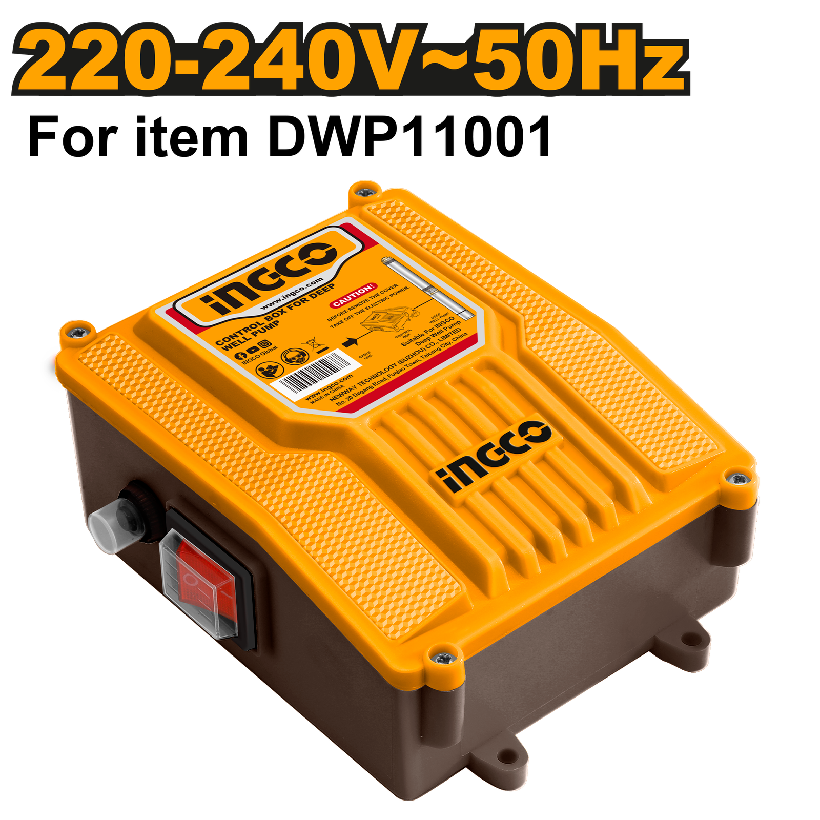 DWP11001-SB-1.png DWP11001-SB (Control box for DWP 1.5hp - P5) - Image 1