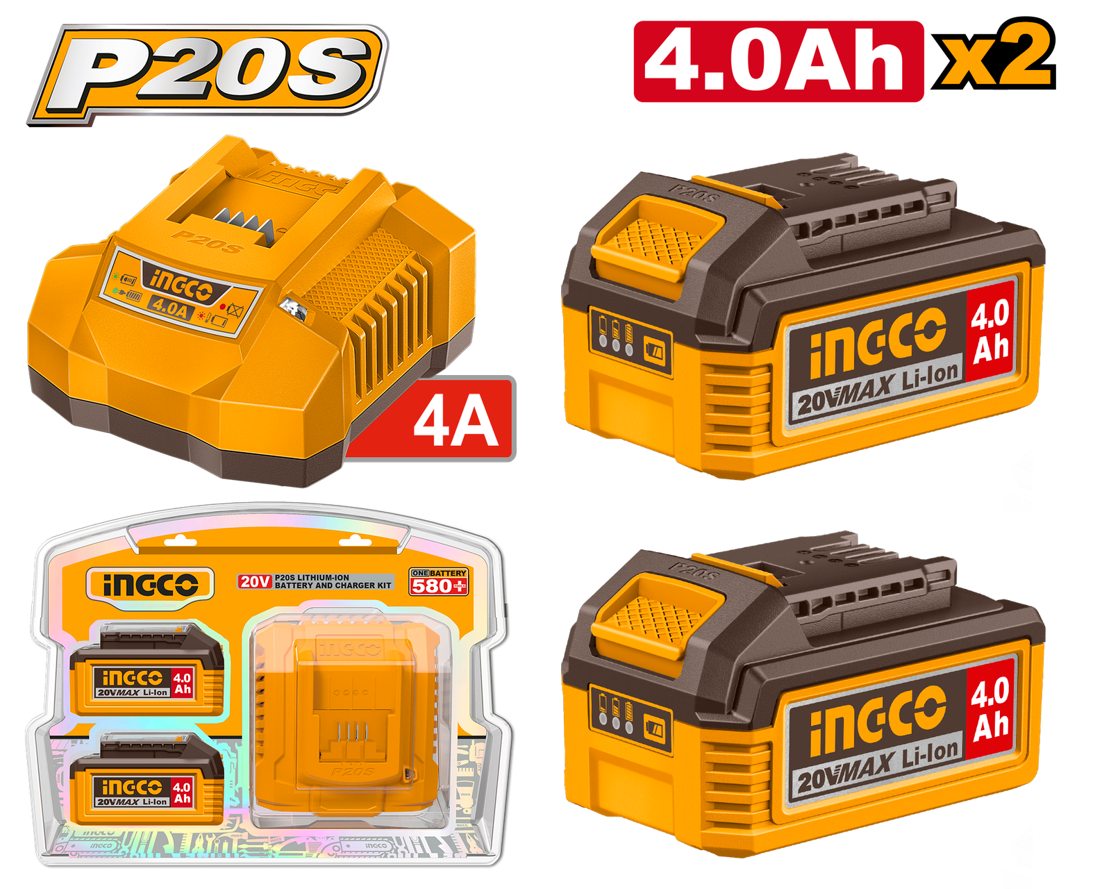FBCPK2013.png FBCPK2013 (2 Battery 20V 4Ah + charger 4A kit - P5C10) - Image 1