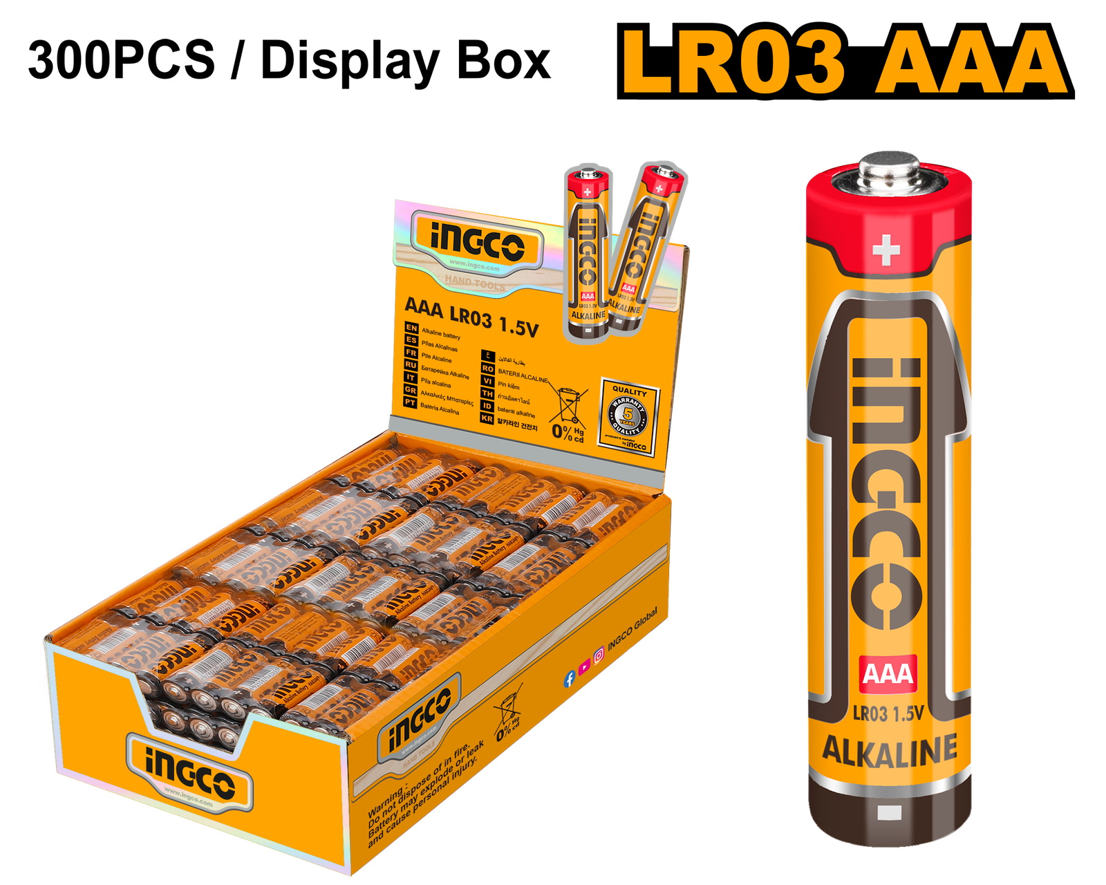 HAB3A01.png HAB3A01 (INGCO Alkaline Battery 3A - C900P300) - Image 1