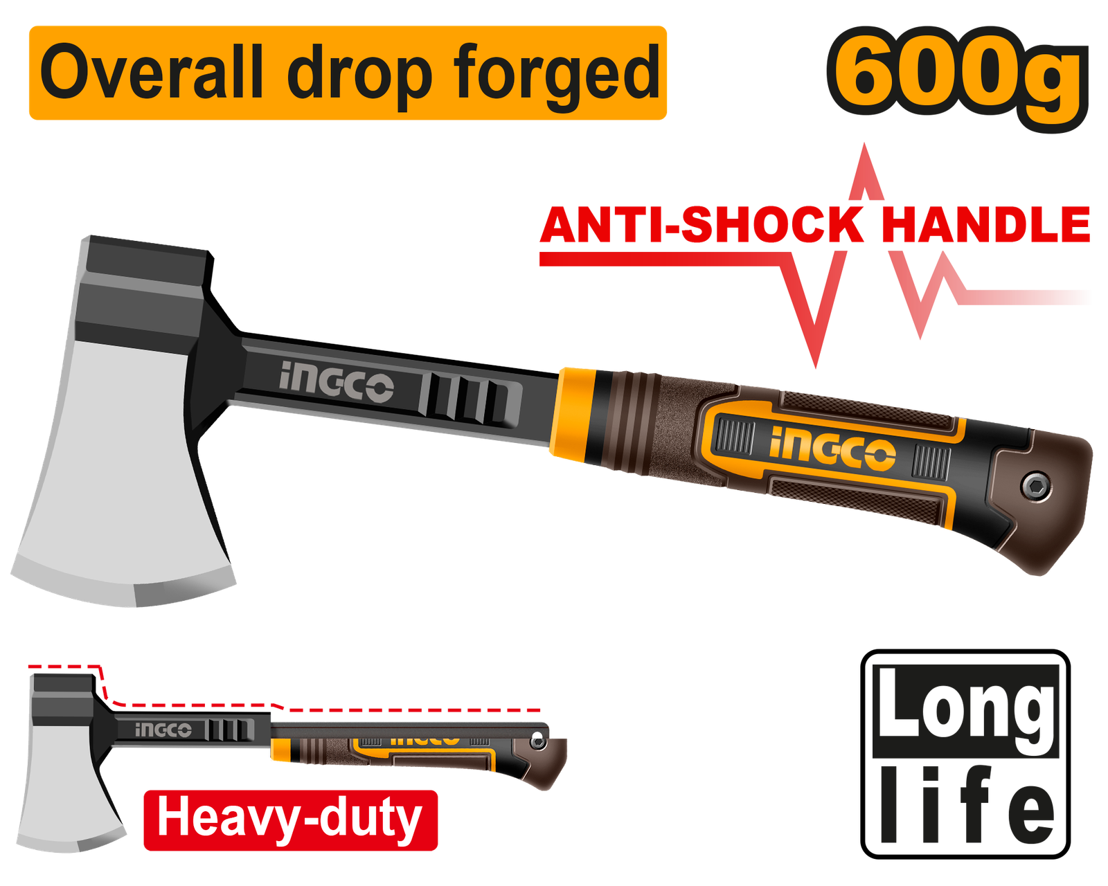 HAX081600L.png HAX081600L (Axe 600g heavy duty - P6C12) - Image 1