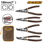 HCCPS26180 (4 Pcs circlip pliers set 7" - P5C30)