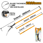 HEPS25281 (Extendable pole saw & pruner - P1C8)