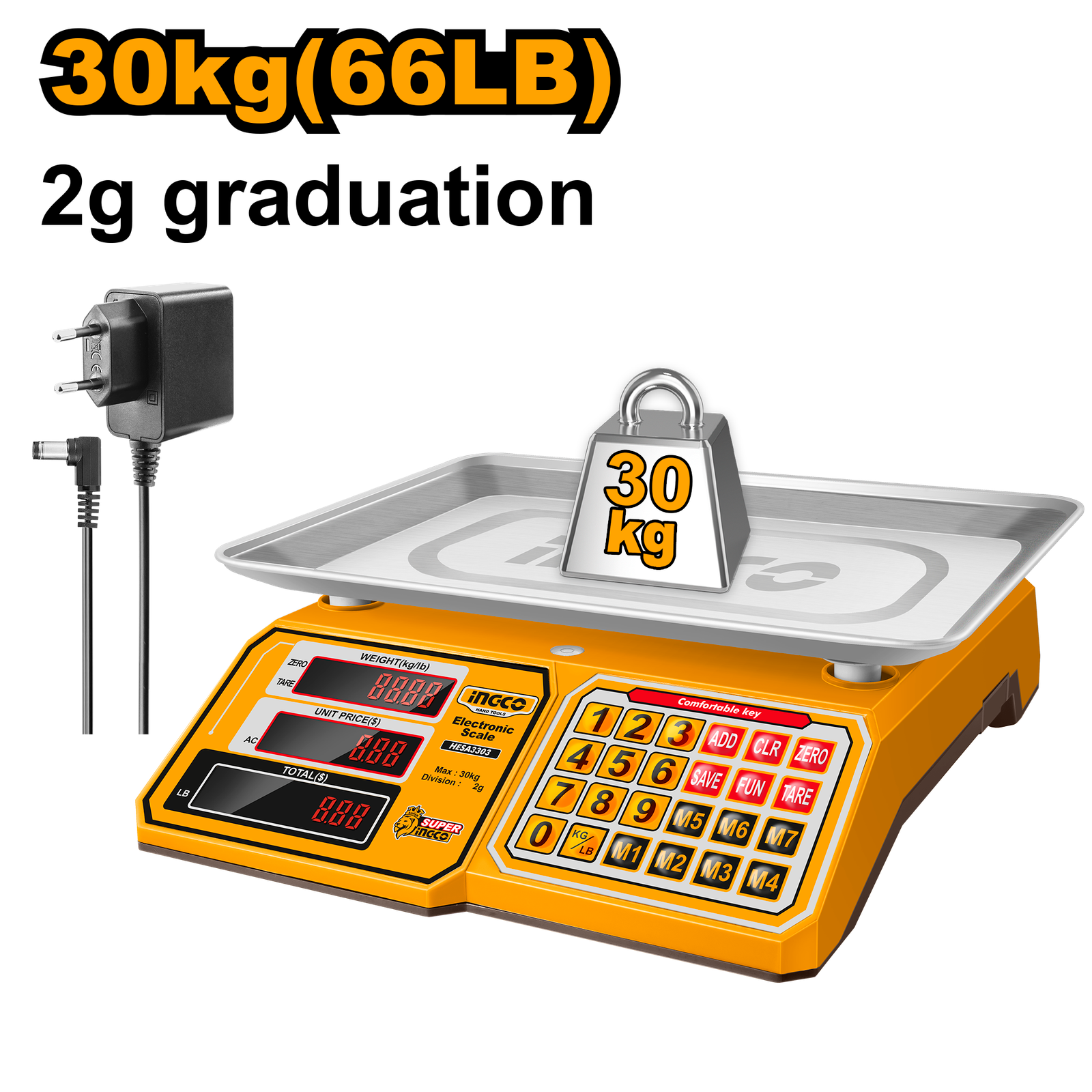 HESA3303-2.png HESA3303 (Electronic Scale 30Kg - C6) - Image 1