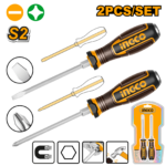 HGTST0208 (2 Pcs go-through screwdriver set 125mm - P6C30)