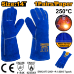HGVW03 (Welding gloves Blue 14" - P1C48)
