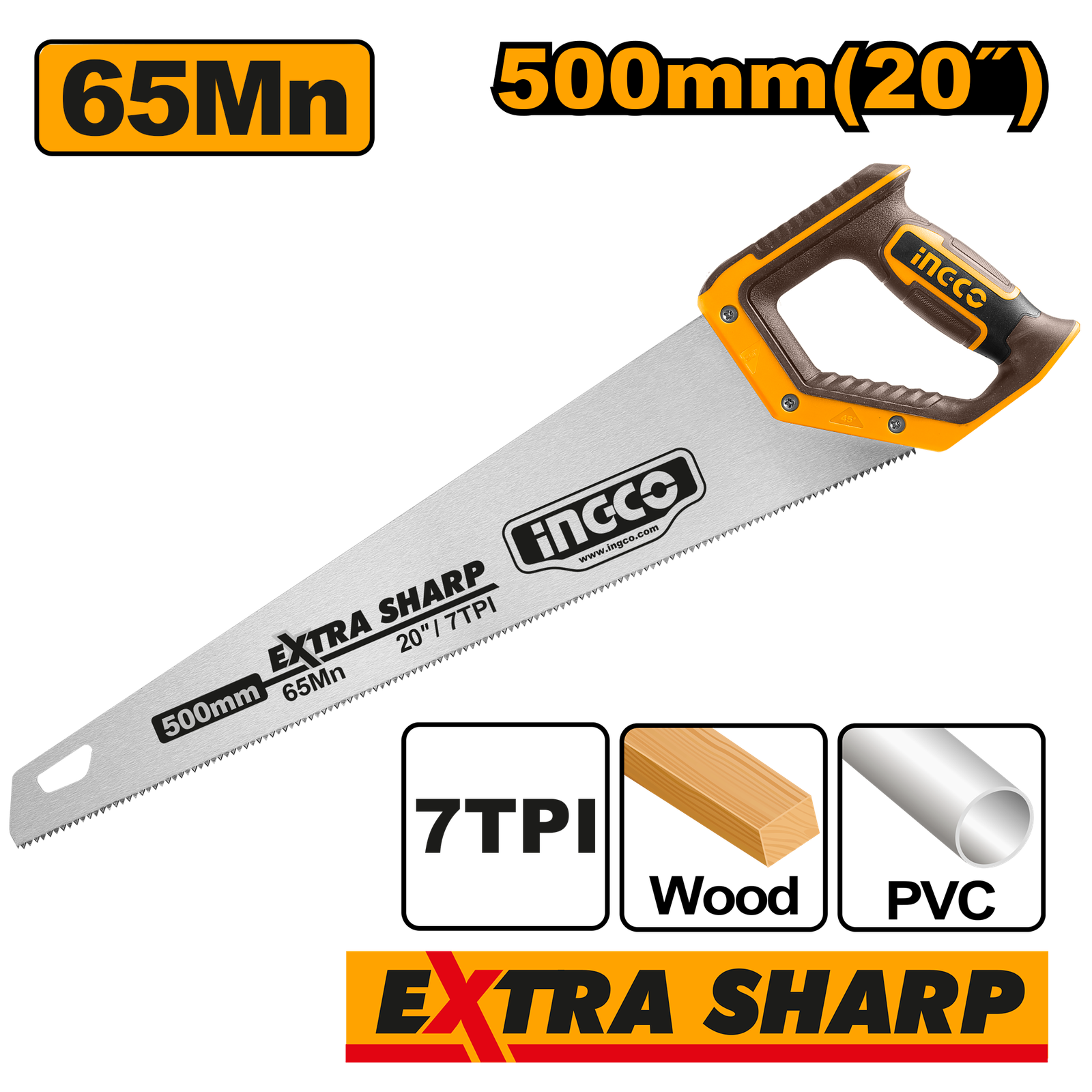 HHAS08500.png HHAS08500 (Hand saw 20" - P6C24) - Image 1