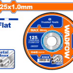 WAC1351 (Wadfow Abrasive metal cutting disc 5"x1mm - P100)