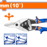 WAS2410 (Wadfow Aviation snip 10" Straight - P5C40)