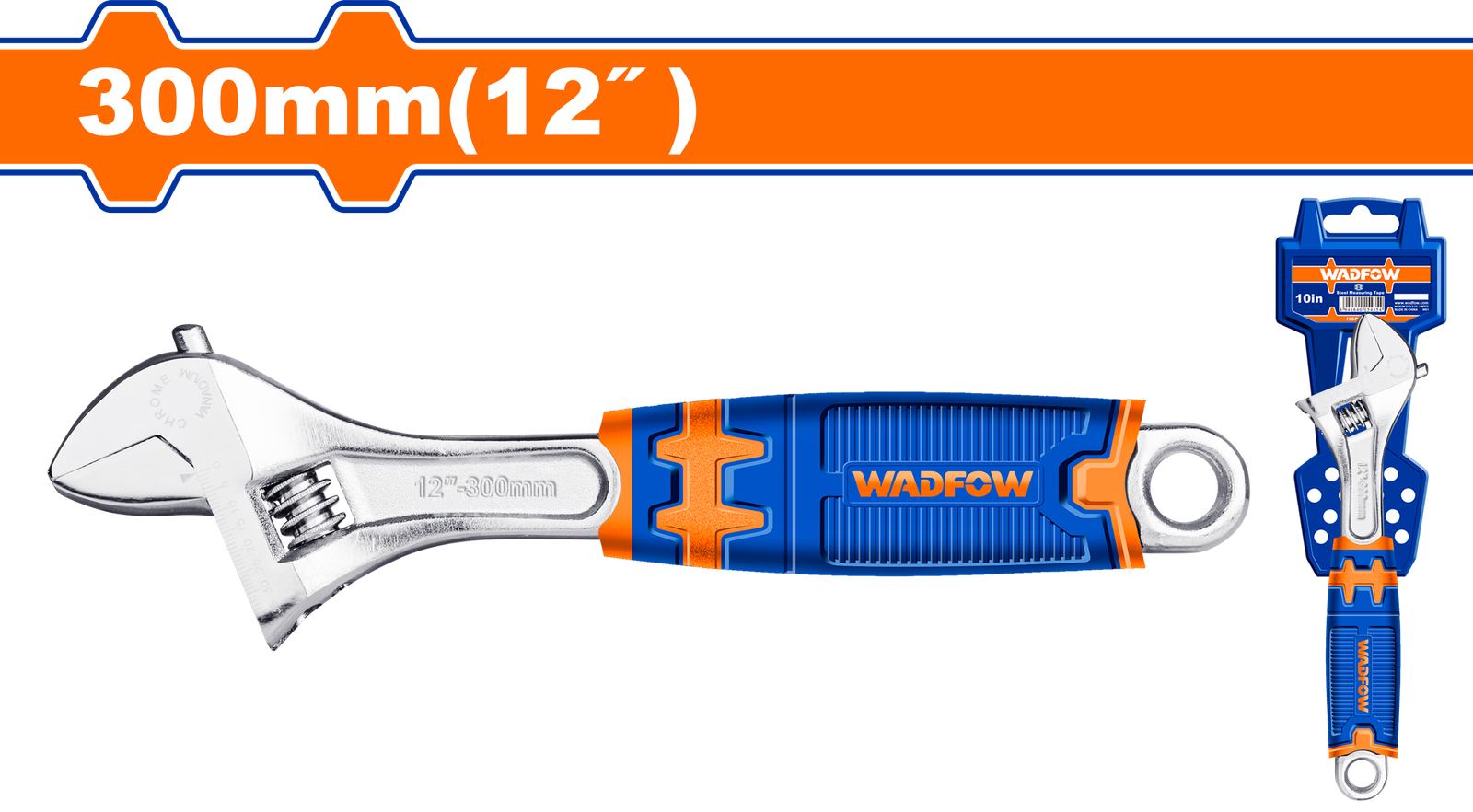 WAW2212.png WAW2212 (Wadfow Adjustable wrench 12" - C16P4) - Image 1
