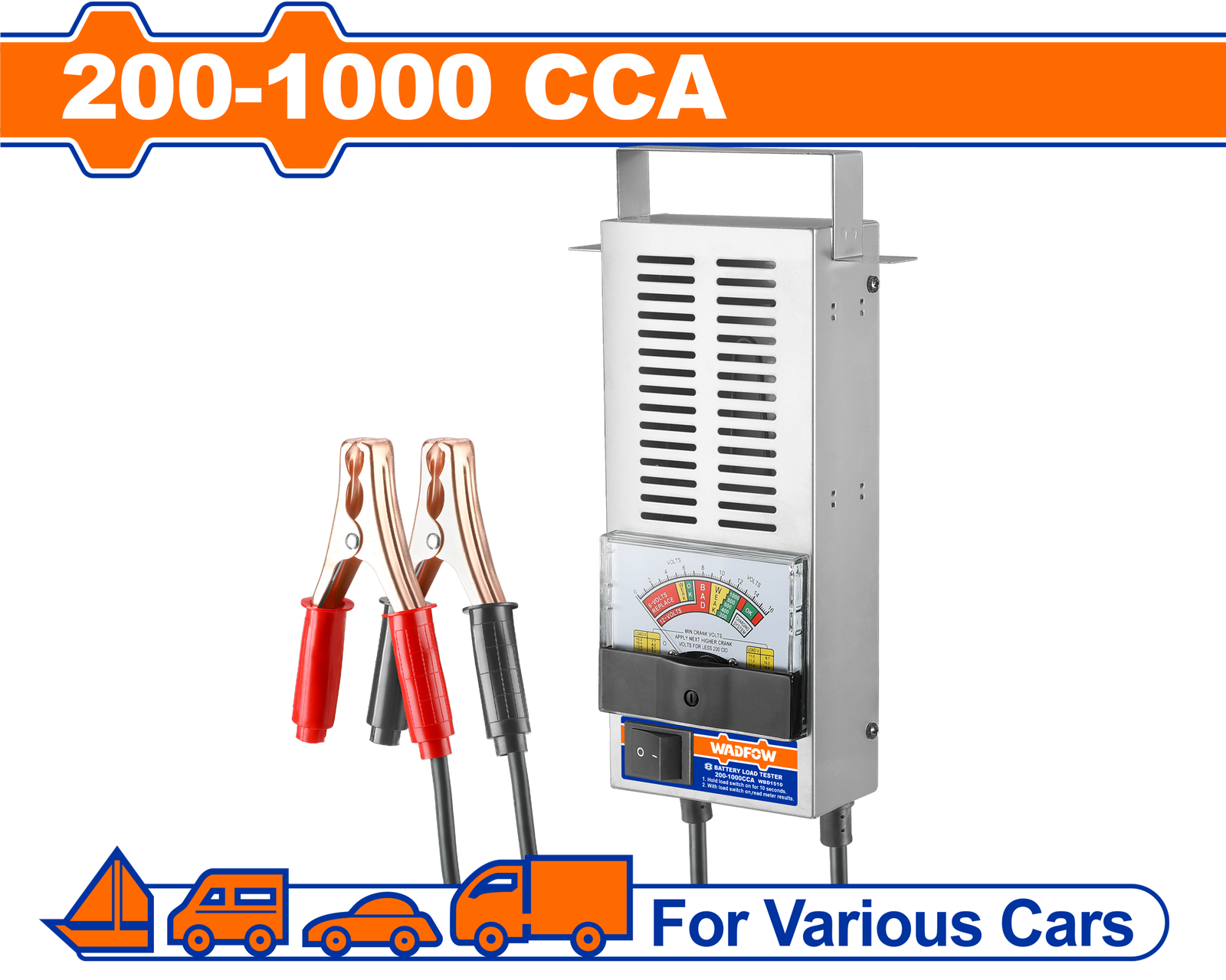 WBD1510.png WBD1510 (Wadfow Battery load tester 100A - P1C10) - Image 1