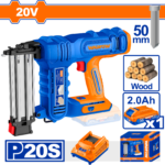 WBJ2308 (Wadfow Cordless brad nailer for wood 20V 50mm + Battery - P1C4)