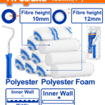 WCB5411 (Wadfow Cylinder brush 11 in 1 set Inner wall 4" - P20C40)