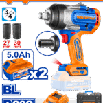 WCD1B128 (Wadfow Cordless impact wrench 20V 1280Nm + 2 Battery - P1C2)
