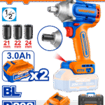 WCD1B48 (Wadfow Cordless impact wrench 20V 480Nm - P1C5)
