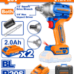 WCD3B21 (Wadfow Cordless impact driver and wrench 20V 210Nm + 2 Battery - P1C5)
