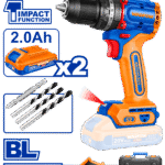 WCDP5281 (Wadfow Cordless Impact Drill 20V 52Nm + 2 Battery - P1C5)