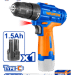 WCDS520 (Wadfow Cordless drill 12V +1 Battery 2 Speed - P1C10)