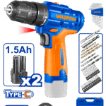 WCDS525 (Wadfow Cordless drill 12V + 2 Battery Type C - P1C5)