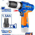 WCDS540 (Wadfow Lithium-ion impact drill 12V + Battery USB-C - C10)