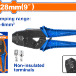 WCP1609 (Wadfow Ratchet crimping plier 9" - P10C40)