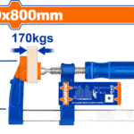 WCP2124 (Wadfow F clamp with plastic handle 120x800mm - C6)