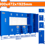 WCS3A10 (Wadfow Heavy-duty modular garage cabinets 10 pcs - P1C1)