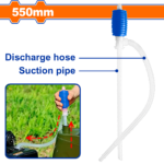 WCYB1301 (Wadfow Plastic siphon pump 550mm - P1C100)