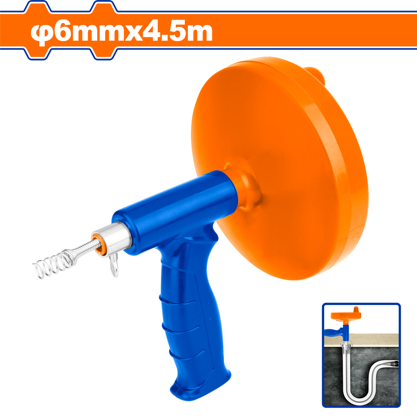 WDD3345.png WDD3345 (Wadfow Drain auger 4.5m - P3C18) - Image 1