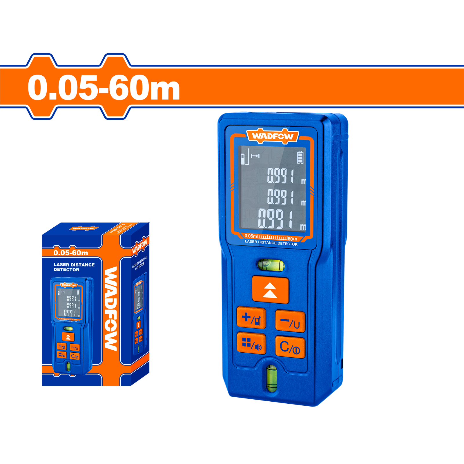 WDL1506.png WDL1506 (Wadfow Laser distance detector 60m - C40) - Image 1