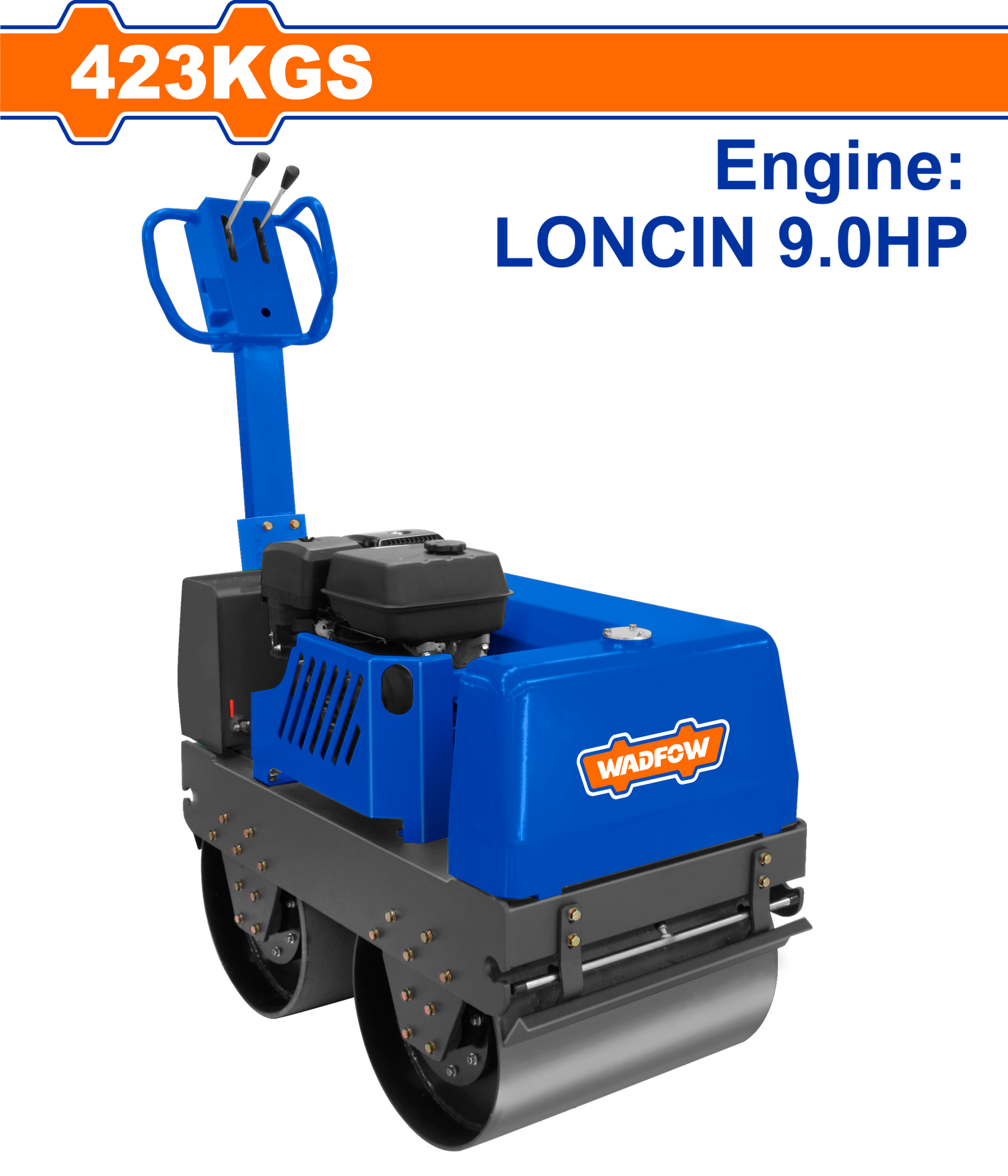 WDRR2Q502.png WDRR2Q502 (Wadfow Double drum roller 9HP 423kg - P1C1) - Image 1