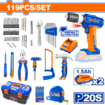 WDT1B119 (Wadfow 119 Pcs Tools set - C6)