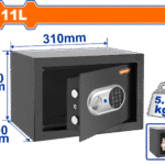 WEB1520 (Wadfow Electronic safe 11L - C1)