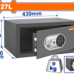 WEB1535 (Wadfow Electronic safe 27L - C1)