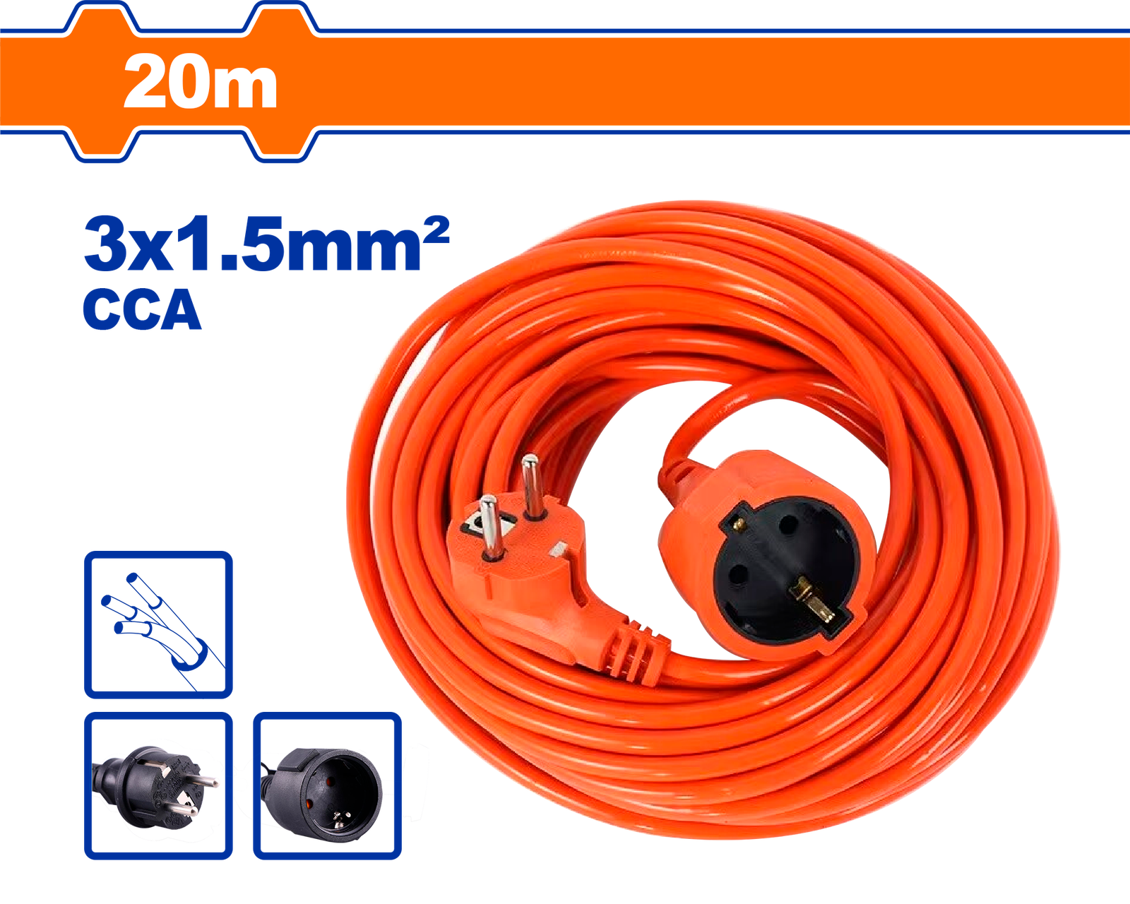 WEJAG05.png WEJAG05 (Wadfow Extension cord 20m - P1C10) - Image 1