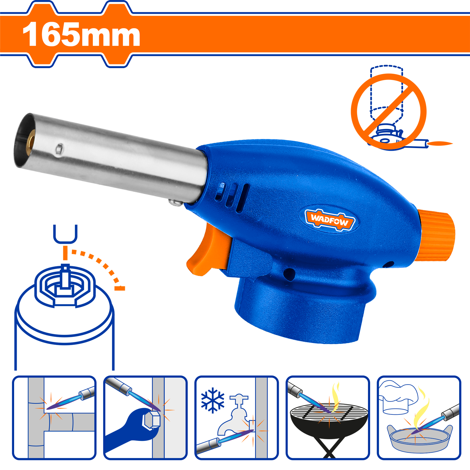 WFG1602.png WFG1602 (Wadfow Flame gun 165mm - P10C60) - Image 1