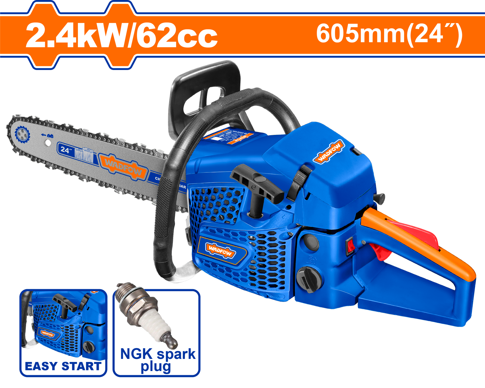 WGC1562.png WGC1562 (Wadfow Gasoline chain saw 62cc 24" - P1C2) - Image 1