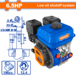 WGNAA168Q (Wadfow Gasoline engine 6.5HP - P1C1)