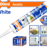 WGQ2T31 (Wadfow Acetic silicone sealant White 300ml - P24)