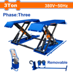 WHC6A03 (Wadfow Scissor lift 3 Ton 3 Phase 2.2kW - P1C1)