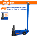 WHJ2A50 (Wadfow Pneumatic hydraulic jack 50/25Ton - P1C0.5)